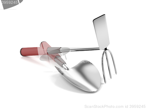 Image of Trowel and hoe