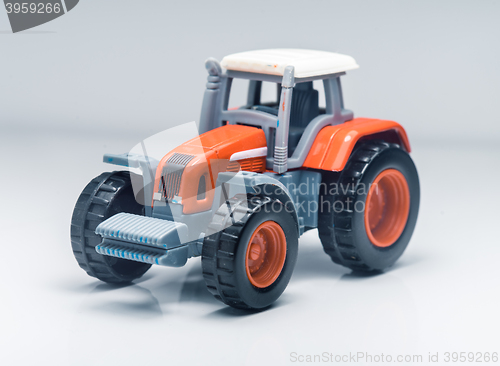 Image of Children plastic toy tractor