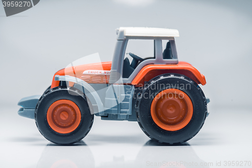 Image of Children plastic toy tractor