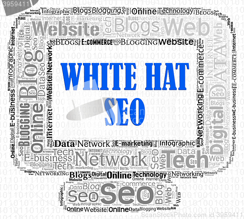 Image of White Hat Seo Indicates Search Engine And Computers