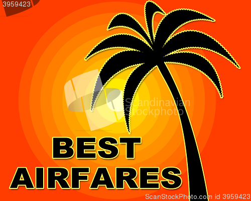 Image of Best Airfares Shows Selling Price And Aircraft