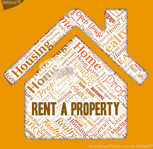 Image of Rent Property Represents Habitation Renter And Properties