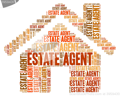 Image of Estate Agent Means Realtors Houses And Residential