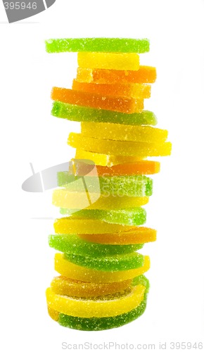 Image of fruit candy pyramide