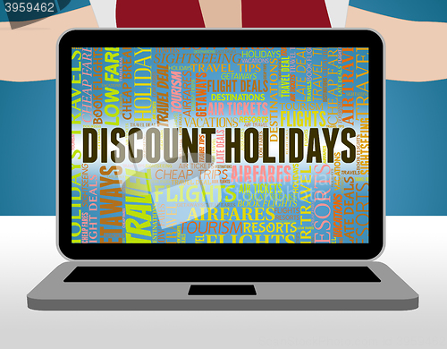 Image of Discount Holidays Represents Clearance Vacations And Savings