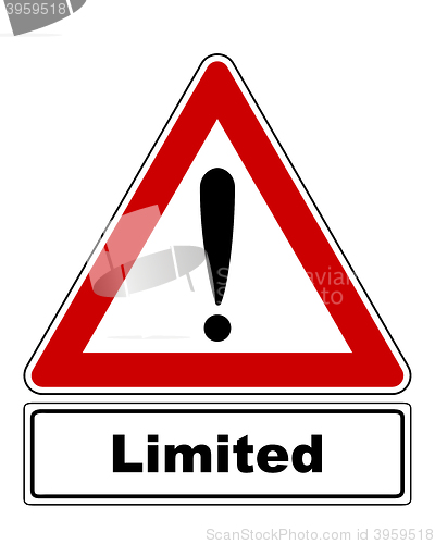 Image of Attention sign with exclamation mark and added information