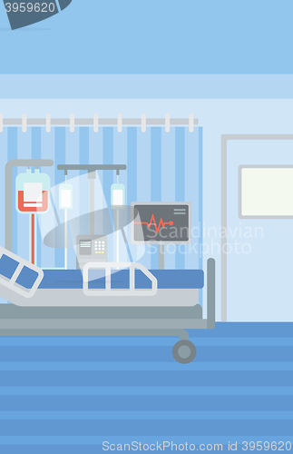 Image of Background of hospital ward.