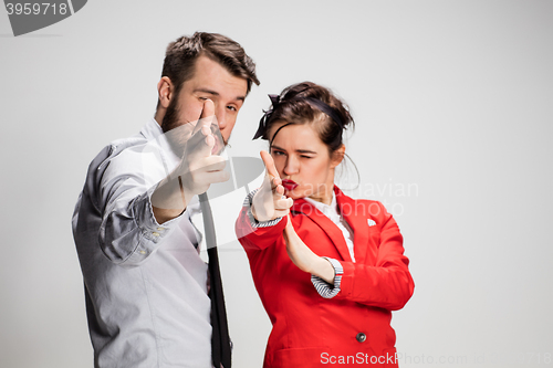 Image of The militant business man and woman