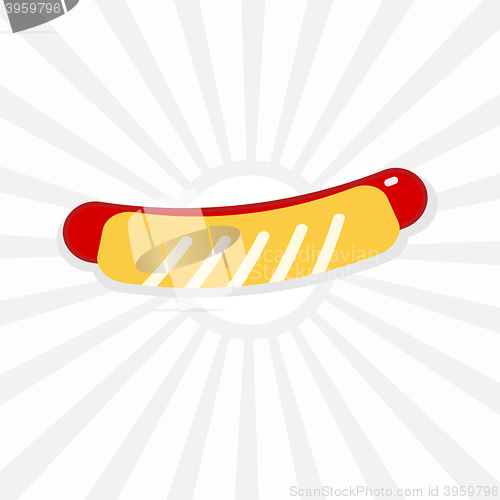 Image of vector Hotdog icon