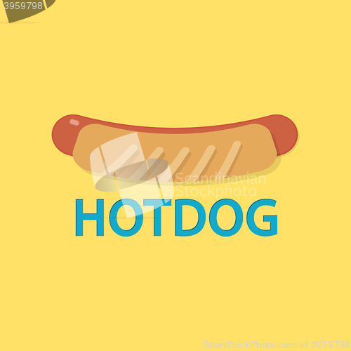 Image of vector Hotdog icon