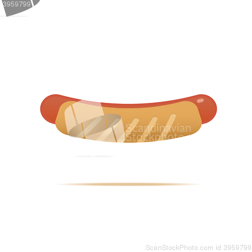 Image of vector Hotdog icon