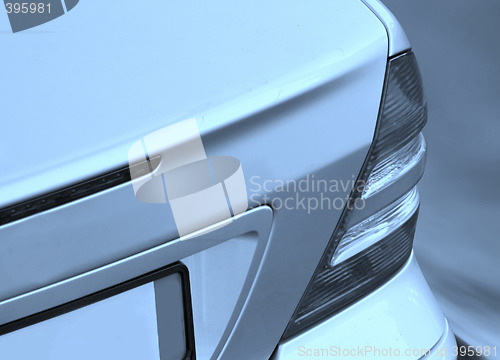 Image of Close-up picture of a car back