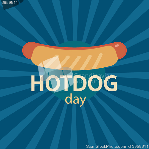 Image of vector Hotdog icon