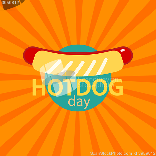 Image of vector Hotdog icon