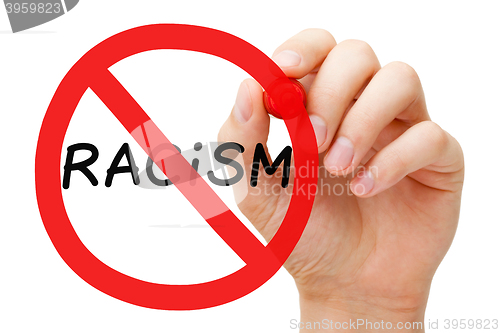 Image of Racism Prohibition Sign Concept