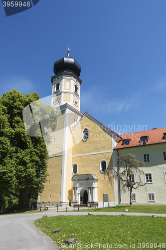 Image of church at Bernried at Starnberg lake Bavaria