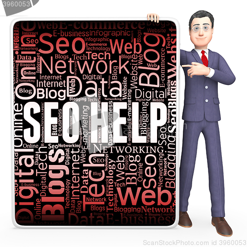Image of Seo Help Indicates Search Engine And Assistance