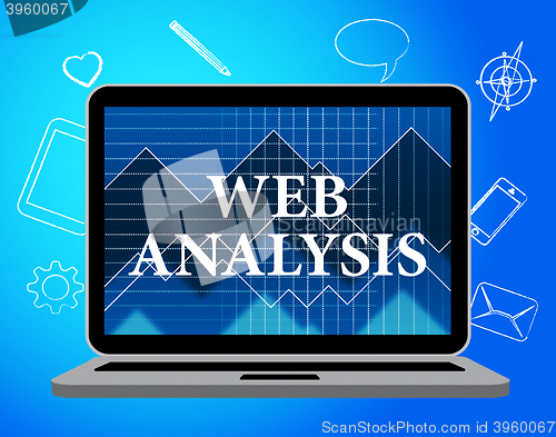 Image of Web Analysis Shows Data Analytics And Analyst