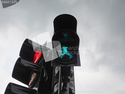 Image of Green light traffic signal