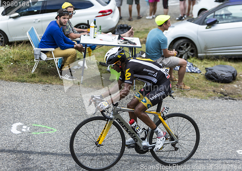 Image of The Cyclist Merhawi Kudus Ghebremedhin - Tour de France 2015