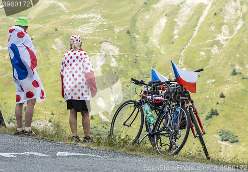 Image of Fans of Le Tour de France