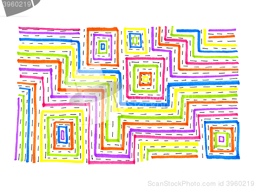 Image of Abstract colorful pattern