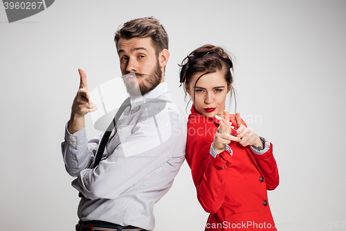 Image of The militant business man and woman