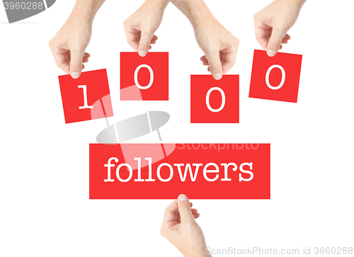 Image of 1000 followers