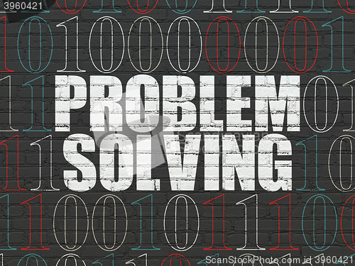 Image of Business concept: Problem Solving on wall background