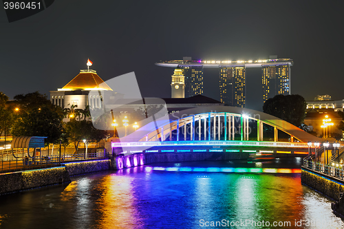 Image of Overview of Singapore with the Elgin bridge