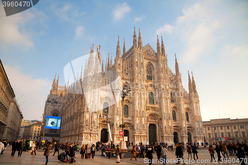 Image of Duomo cathedral in Milan, Italy