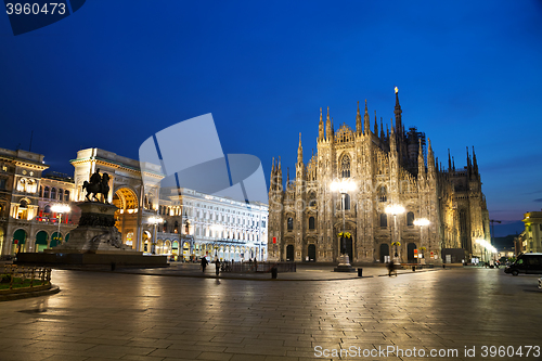 Image of Duomo cathedral in Milan, Italy