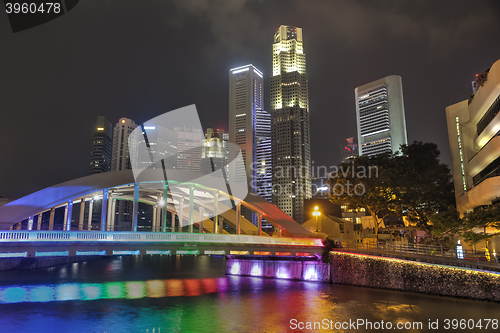 Image of Overview of Singapore with the Elgin bridge