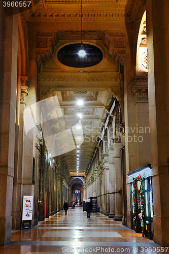 Image of Galleria Vittorio Emanuele II shopping mall interior