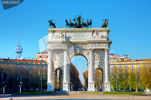 Image of Arch of Peace in Milan, Italy