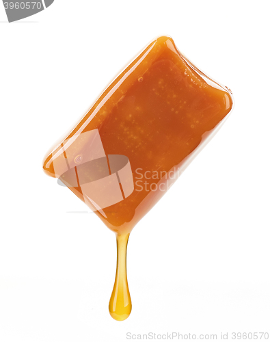 Image of melting caramel candy