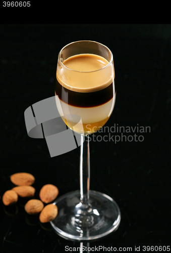 Image of layered coffee cocktail