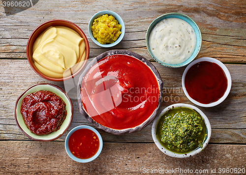 Image of various dip sauces