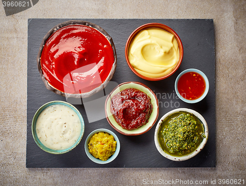 Image of various dip sauces