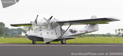 Image of LEEUWARDEN, NETHERLANDS - JUNE 11: Consolidated PBY Catalina in 