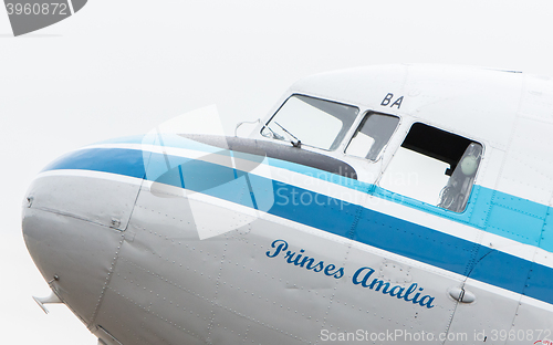 Image of LEEUWARDEN, THE NETHERLANDS - JUNE 11, 2016: Dakota (DC-3) PH-PB