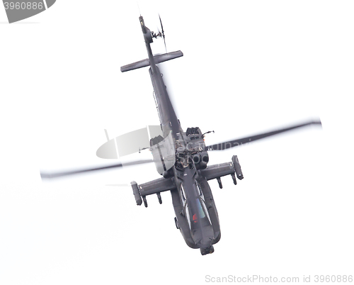 Image of LEEUWARDEN, THE NETHERLANDS - JUN 11, 2016: Boeing AH-64 Apache 