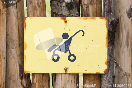Image of Baby stroller sign