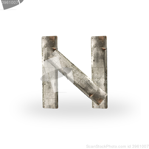 Image of Wooden letter M