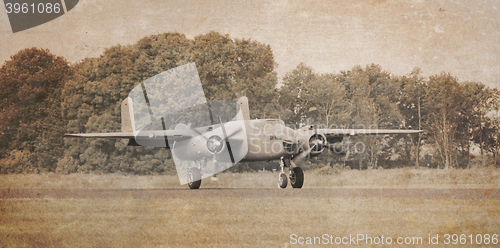 Image of Unmarked bomber, vintage effect