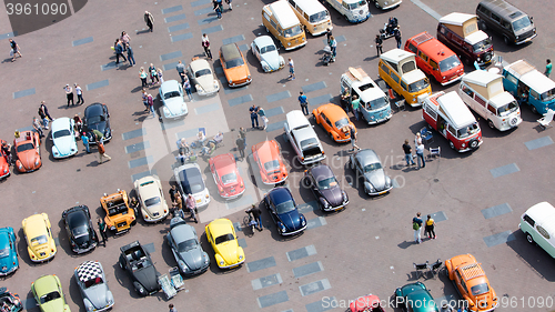 Image of LEEUWARDEN, THE NETHERLANDS - MAY 28, 2016; Volkswagen Beetle Cl