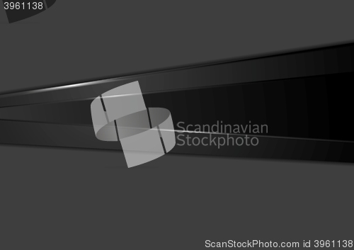 Image of Abstract black corporate background