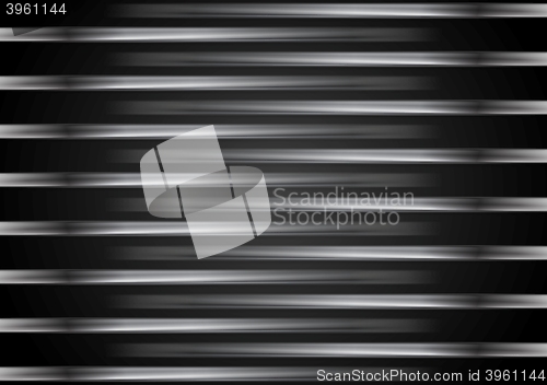 Image of Black metallic striped design