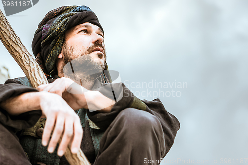 Image of Portrait of a man in turban