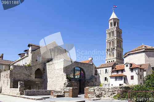 Image of Cathedral of Saint Domnius and Diocletian Palace in Split Croati